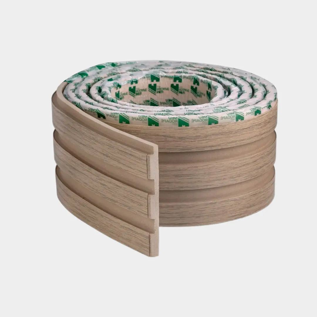 Peel & Stick Slatted Wall Panels - DIY Laminate Wood Look Decor